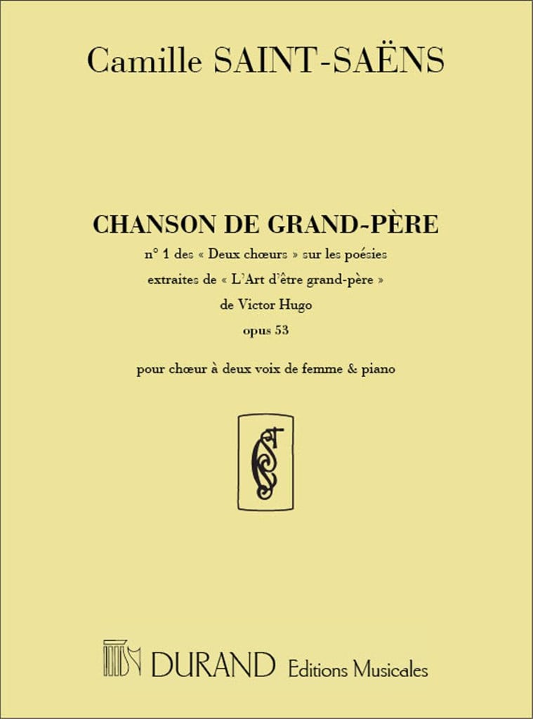 Chanson De Gd-Pere Chant-Piano